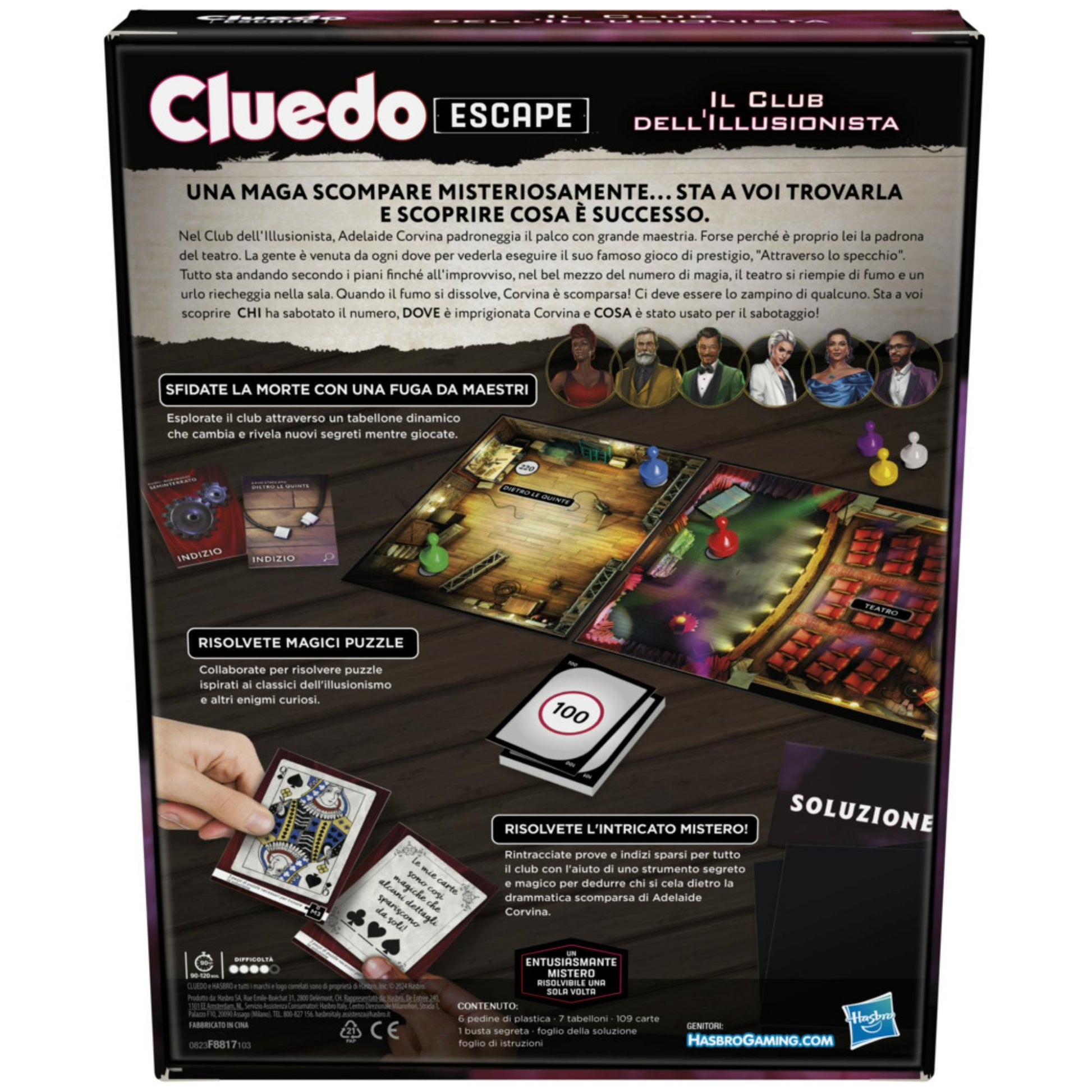 ILLUSIONIST&#39S CLUEDO ESCAPE CLUB