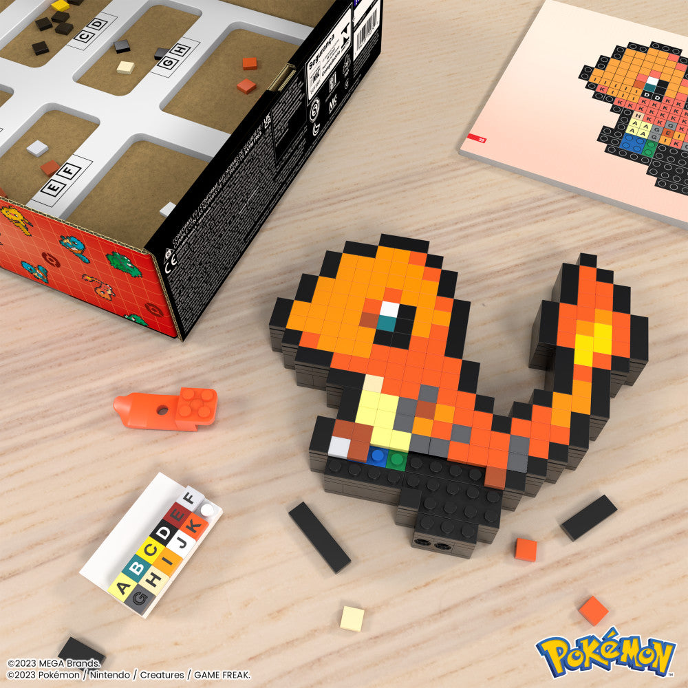 Toys MEGA Pokémon Pixel Art Charmander