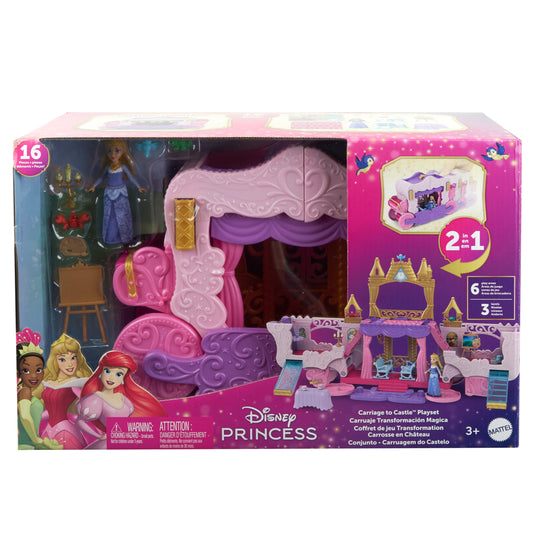 Disney Princess - Playset 2 in 1 Castle and Carriage