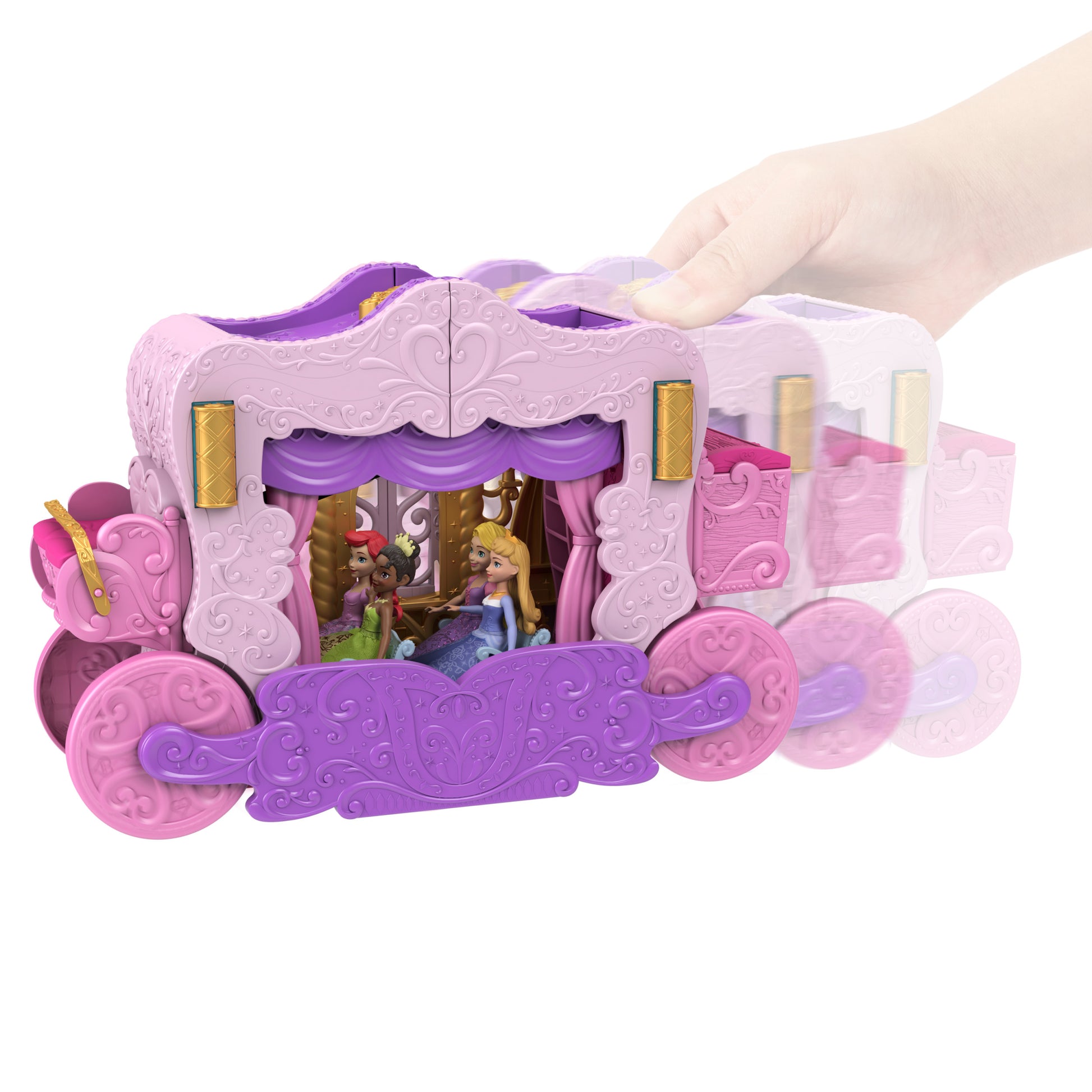 Disney Princess - Playset 2 in 1 Castle and Carriage