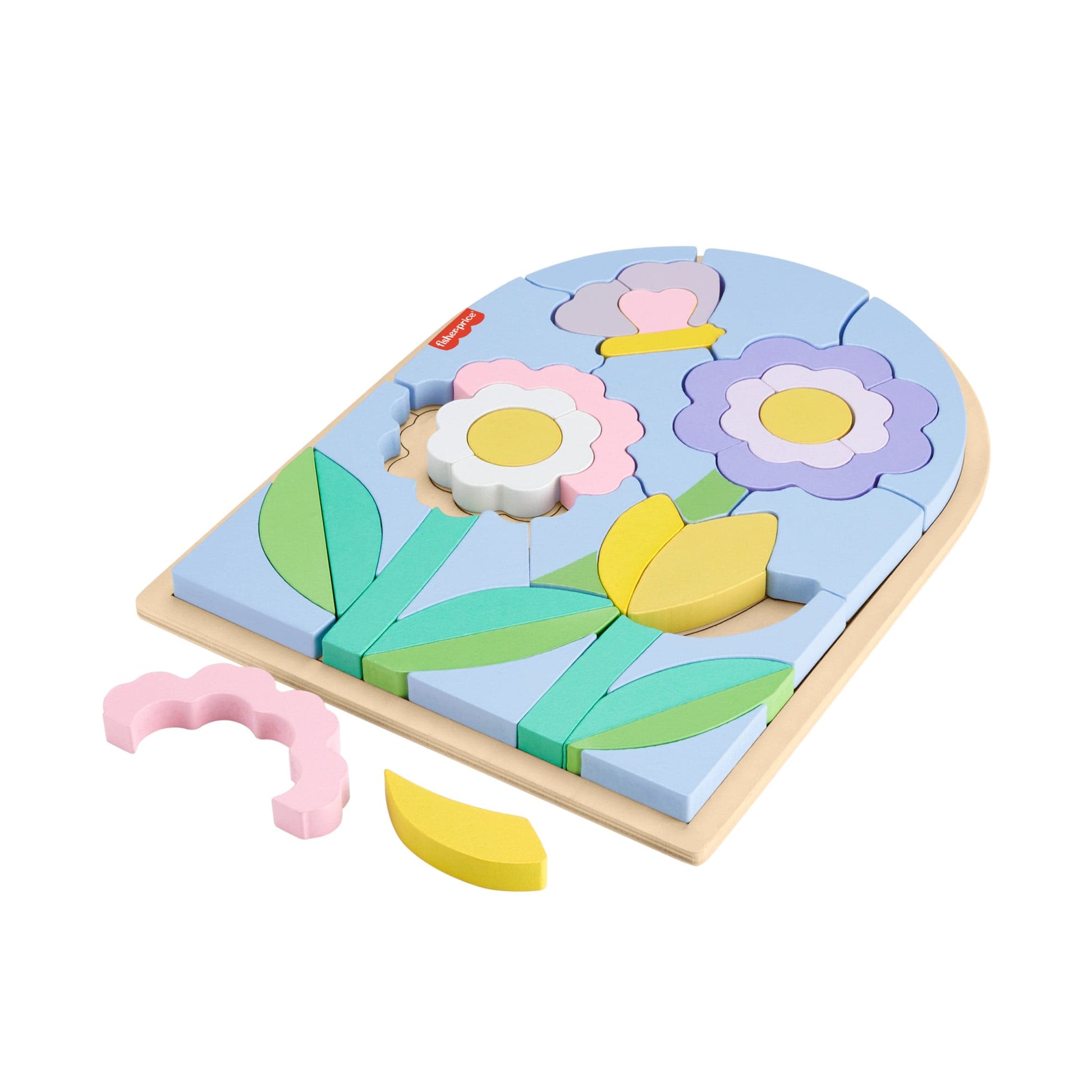Toys Fisher-Price Wood Puzzle Fiori