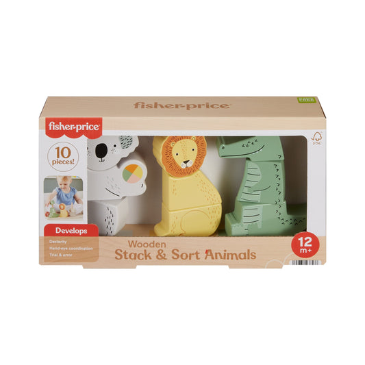 Toys Fisher-Price Wood Savannah Animals