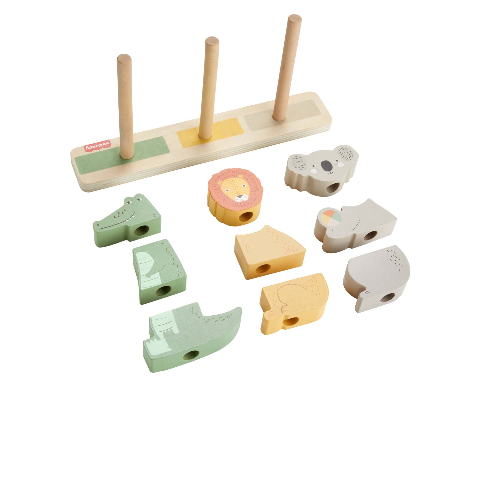 Toys Fisher-Price Wood Savannah Animals