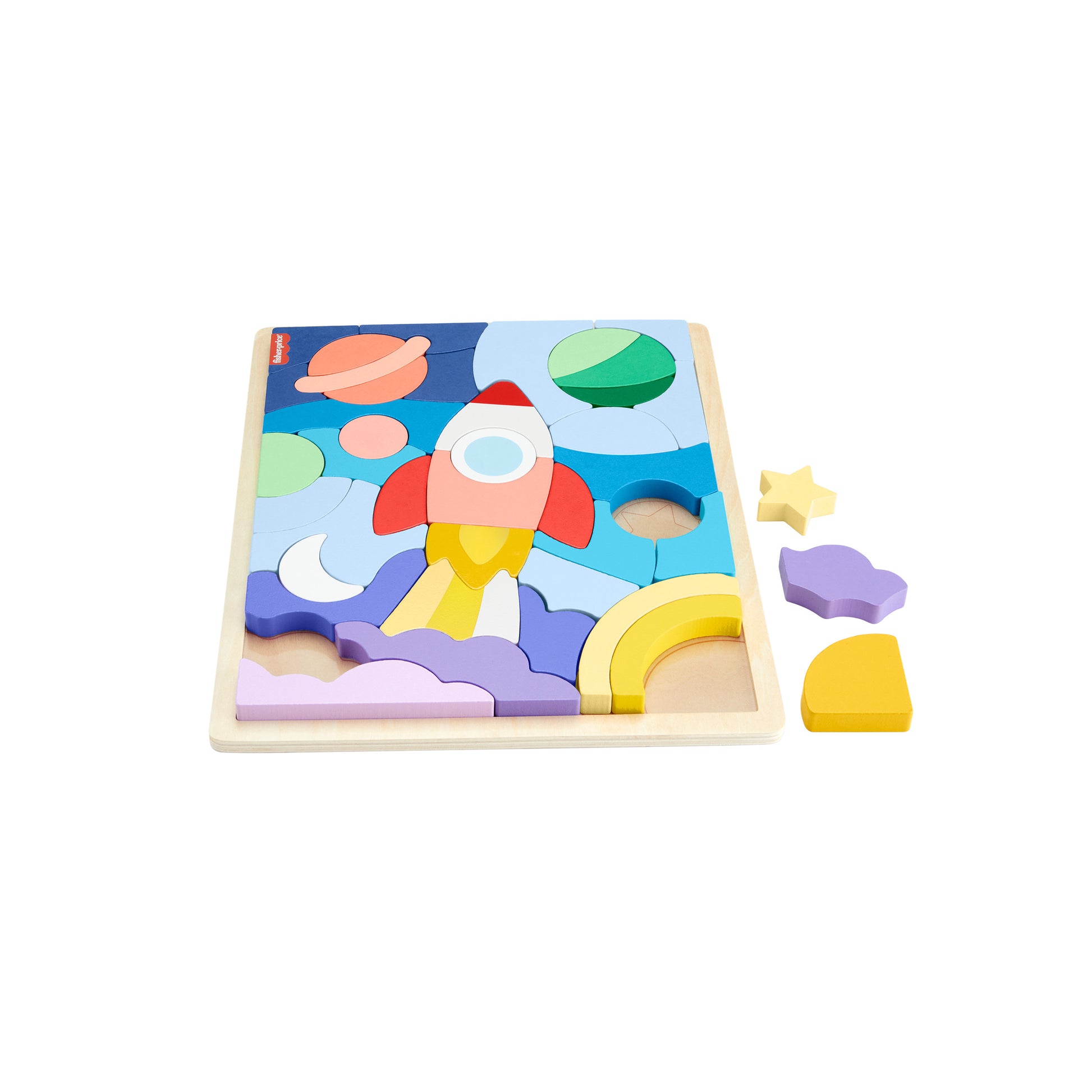 Fisher-Price Wood Puzzle Astronave