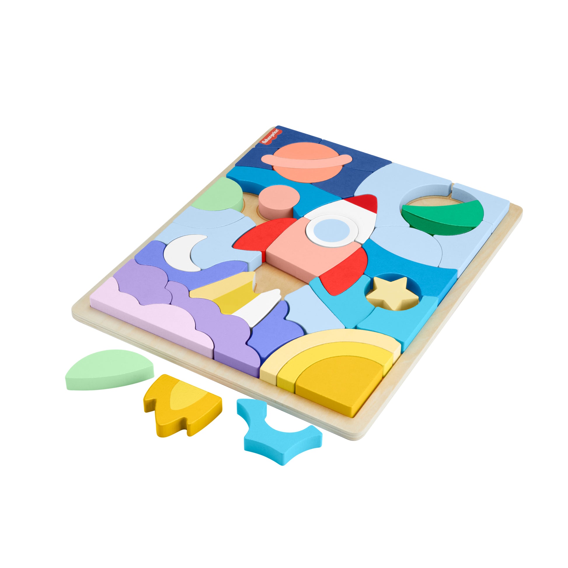 Fisher-Price Wood Puzzle Astronave