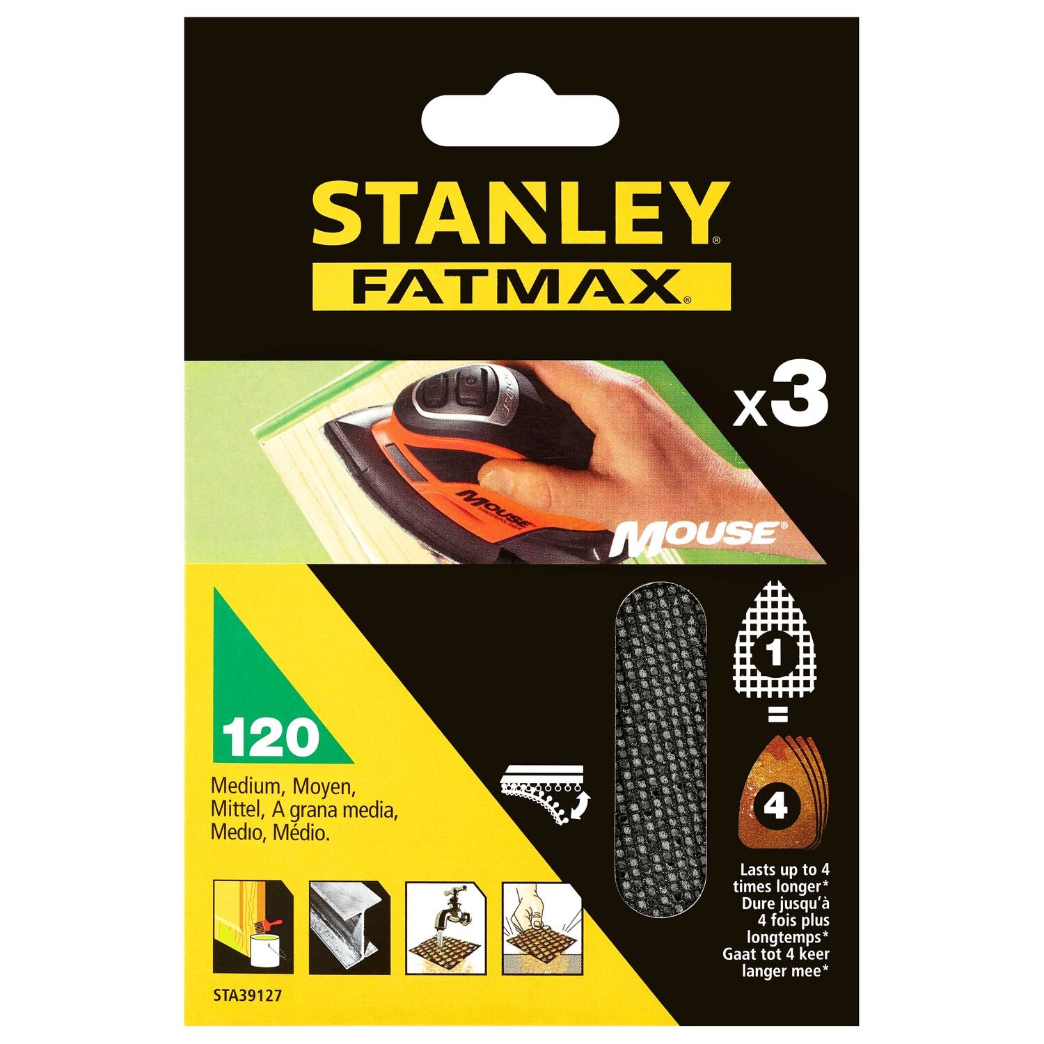 ABRASIVE FOR KNITTED MOUSE SANDER