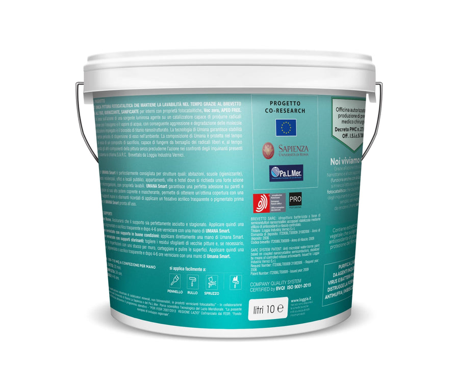 Bricocenter PITTURA BIANCA LAVABILE FOTOCATALITICA UMANA SMART 10 LT