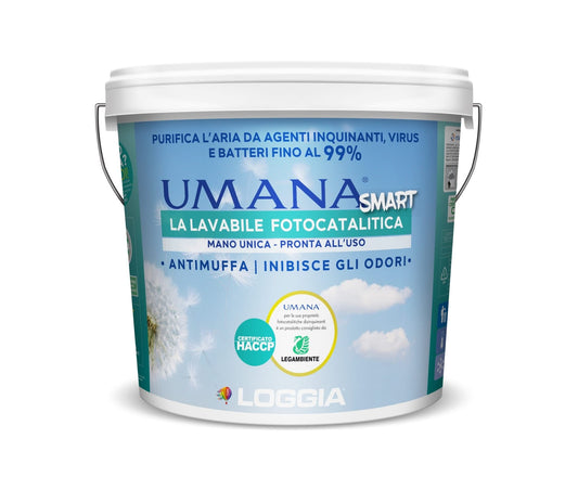 Bricocenter PITTURA BIANCA LAVABILE FOTOCATALITICA UMANA SMART 10 LT