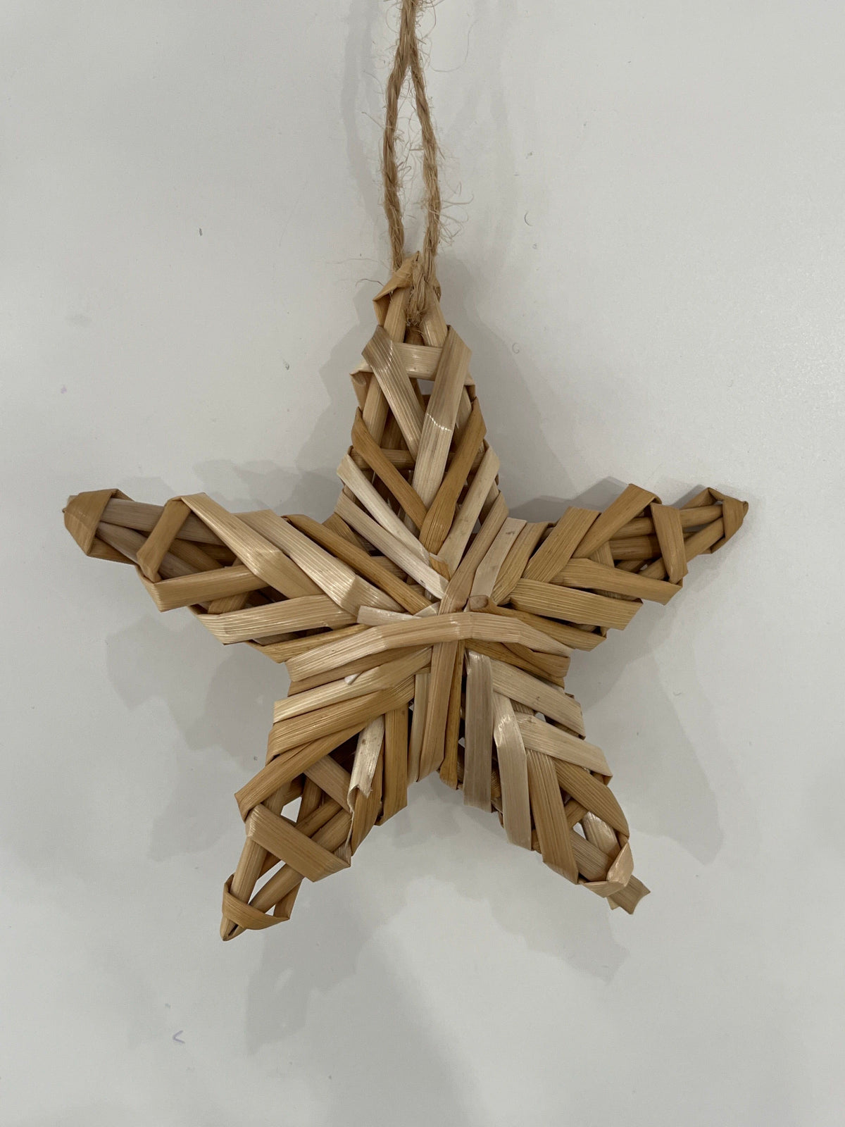 STRAWY Natural decorative star H 10 x W 10