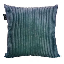BLUE VELVET IRIS PILLOW 42X42CM
