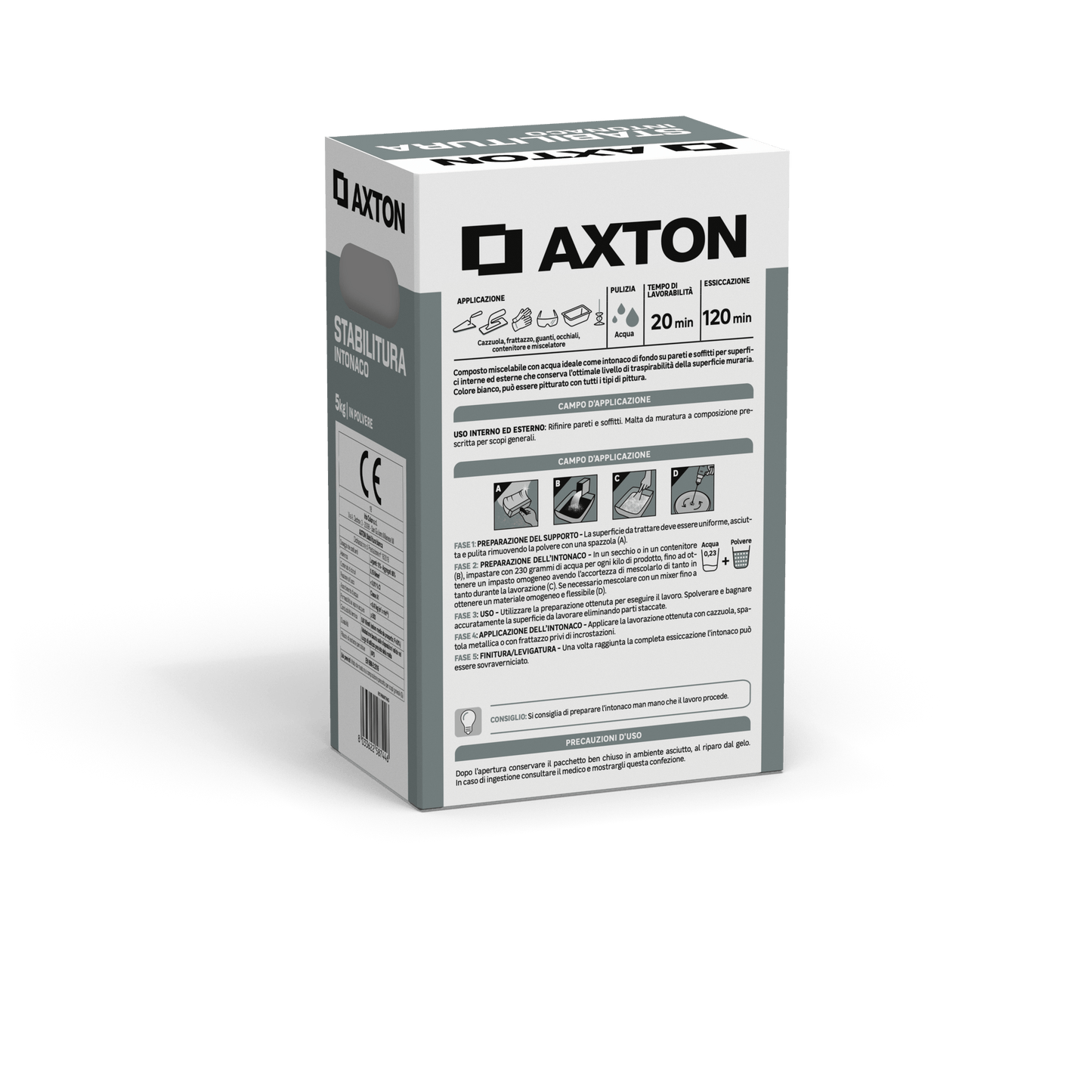 Bricocenter WHITE STABILIZING AXTON 5 KG