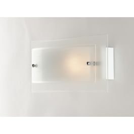 DOUBLE GLASS WALL LIGHT 15X30X30CM E27=60W