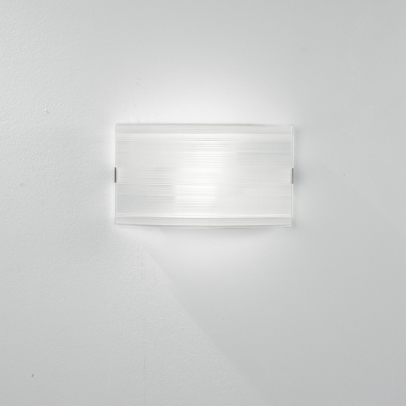 Celine white glass wall light, 35 x 10.5 x 20 cm, 2 x E27