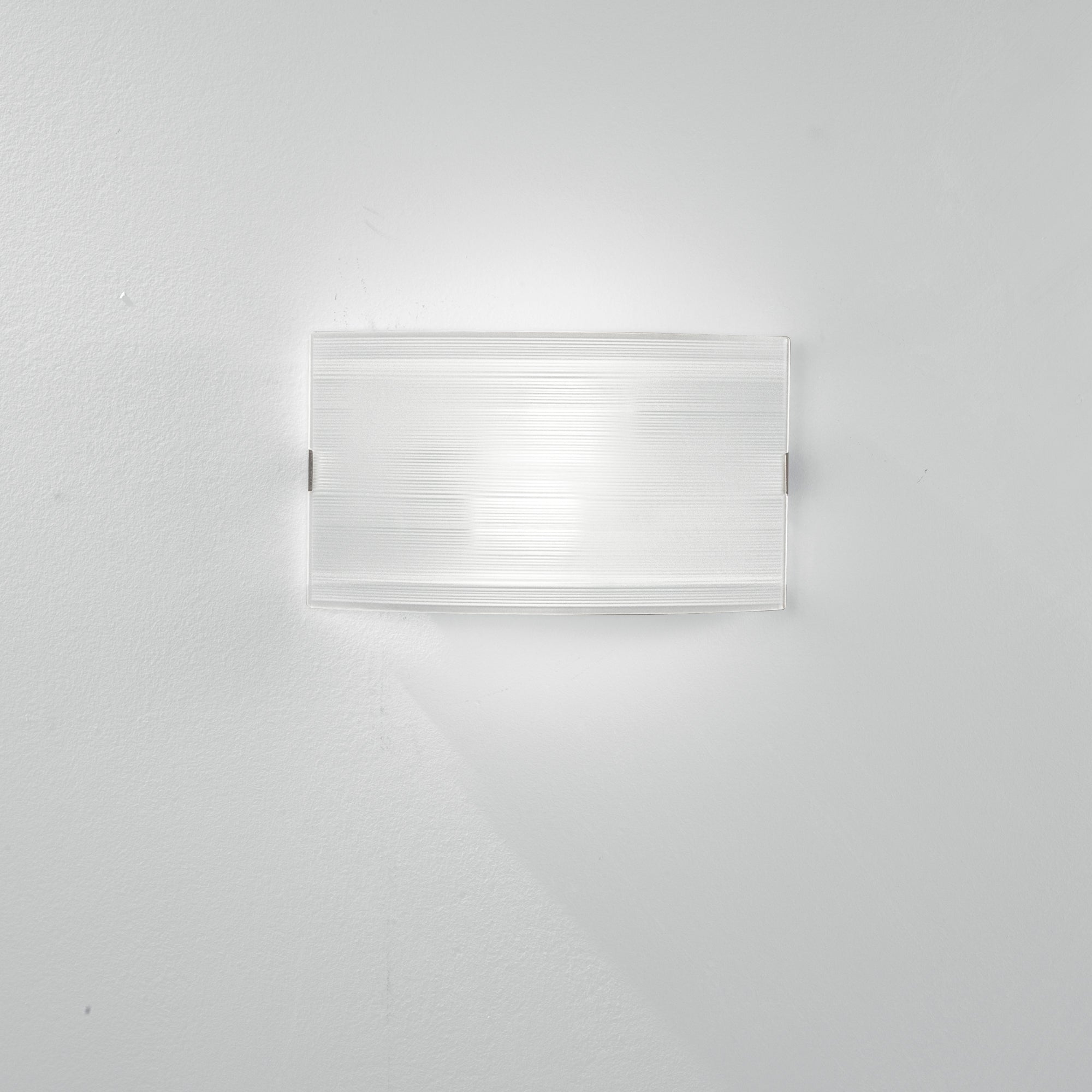 Celine white glass wall light, 35 x 10.5 x 20 cm, 2 x E27