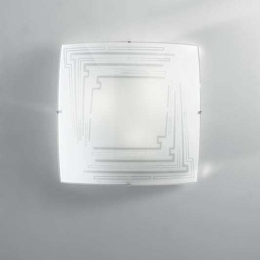 White concept ceiling light 3x27, 40x10.5x40cm