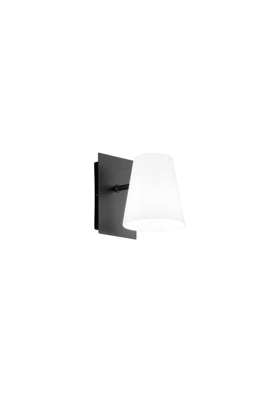 Applique cult metallo nero 11xh12cm 1xe14=25w