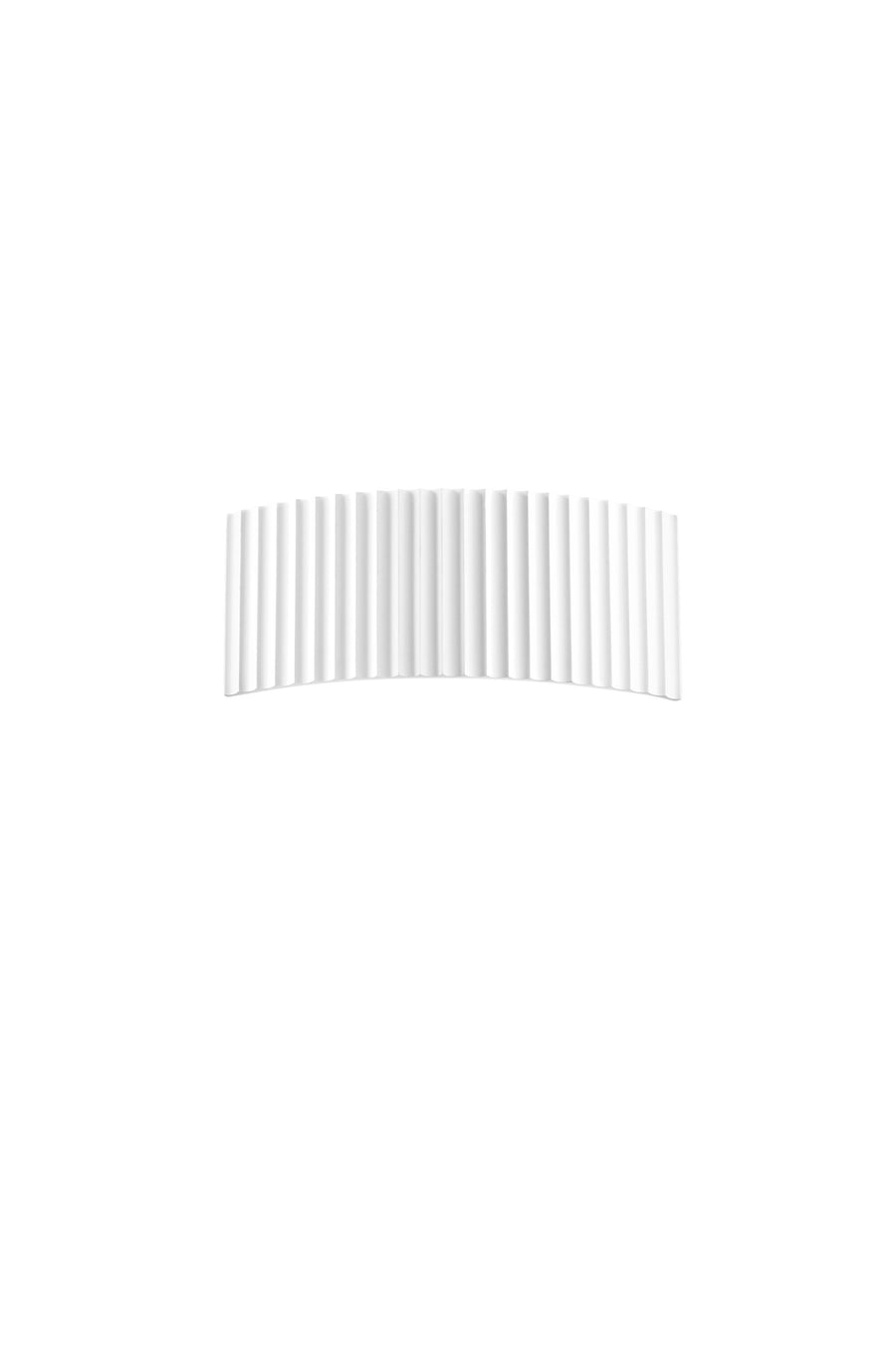 Applique cyprus gesso bianco 35x15x8cm 2xg9