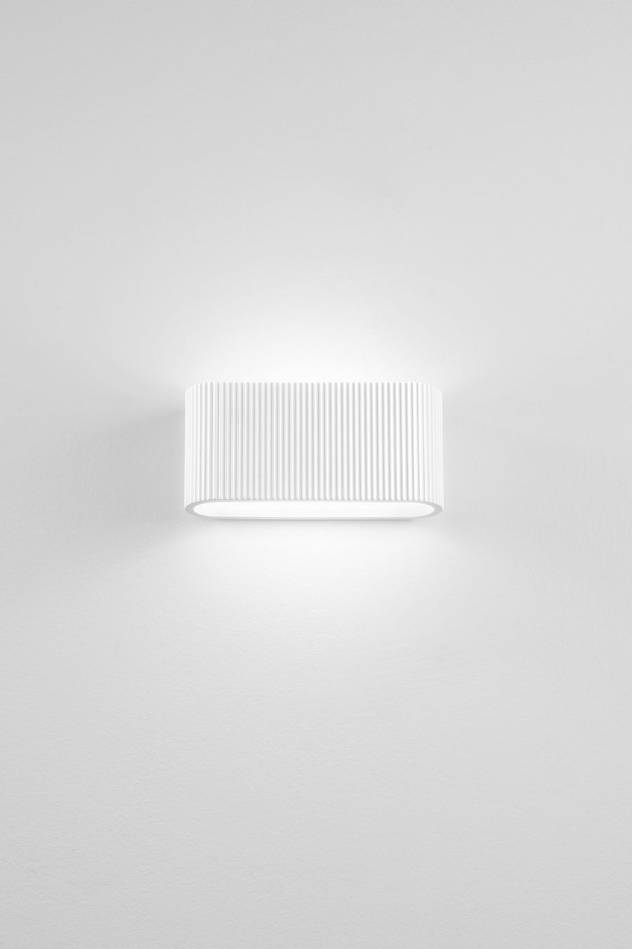 Applique egeo gesso bianco 25x11,5x7cm 2xr7s