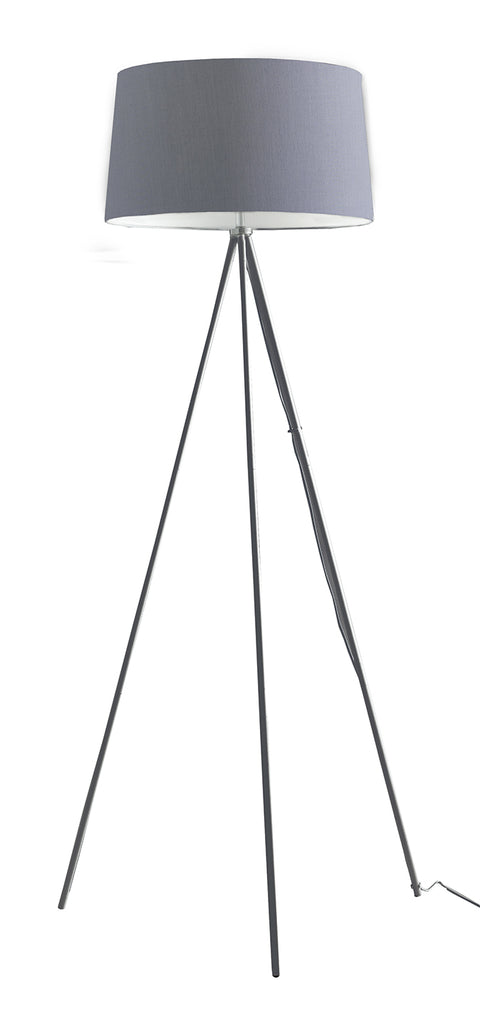 Marilyn floor lamp, grey, 48x155cm, 1xE27