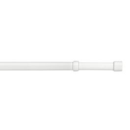 IRIS CURTAIN ROD EXTENDABLE 60/90 WHITE