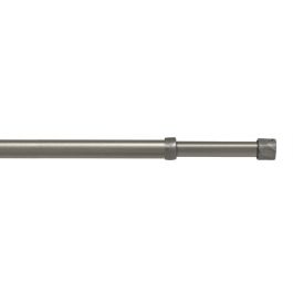 IRIS PUSH-PULL CURTAIN ROD EXTENDABLE 30/40 NICKEL