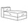 JÄTTEBO chaise longue module, right, with storage, 95x71x160 cm