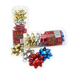 BLISTER 7 ROSETTES ASSORTED COLOURS