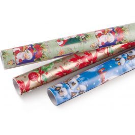ASSORTED GIFT PAPER ROLL 5MX0.70M