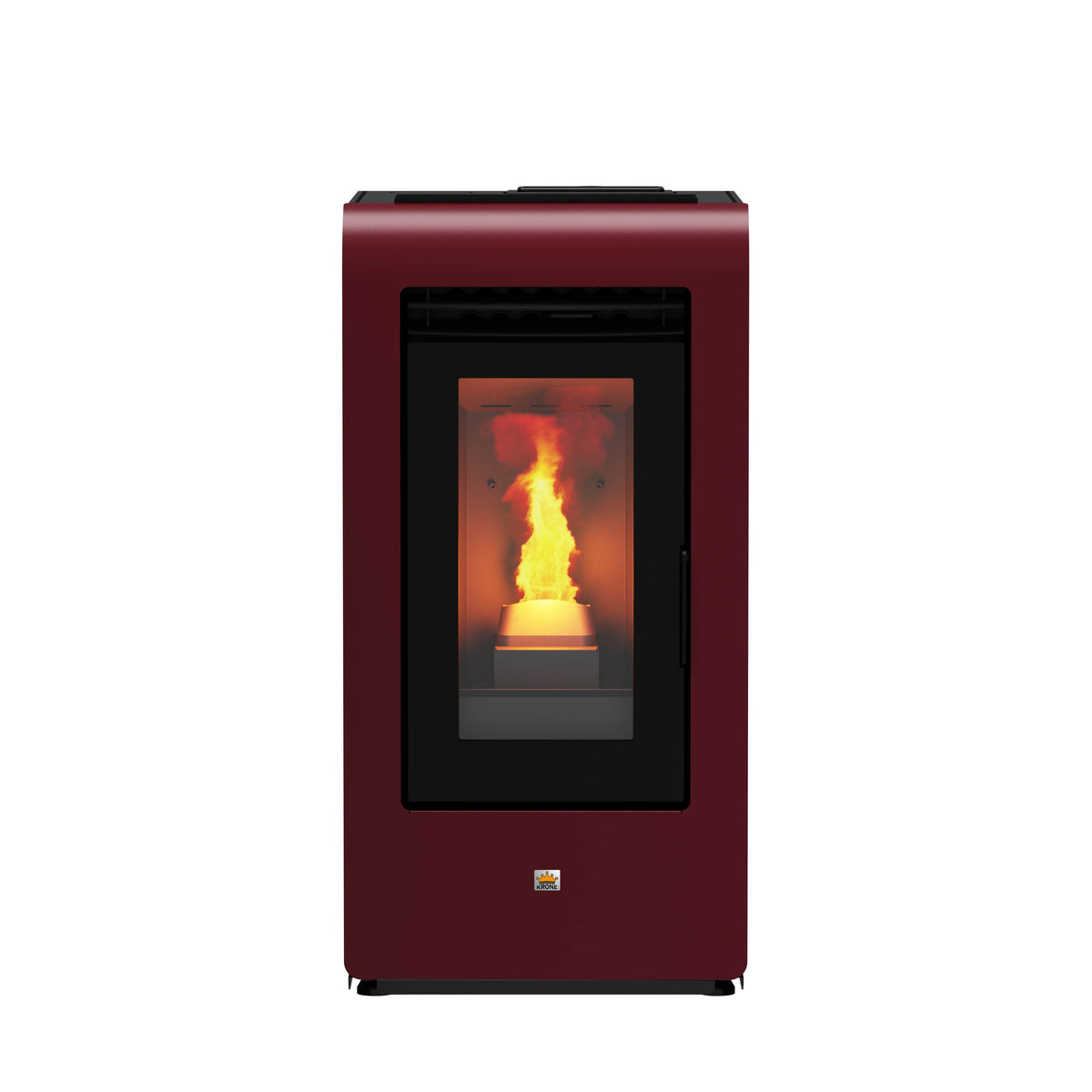 STUFA PELLET CHARLOTTE MOD. 7 BORDEAUX KRONE