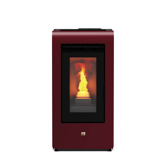 STUFA PELLET CHARLOTTE MOD. 7 BORDEAUX KRONE