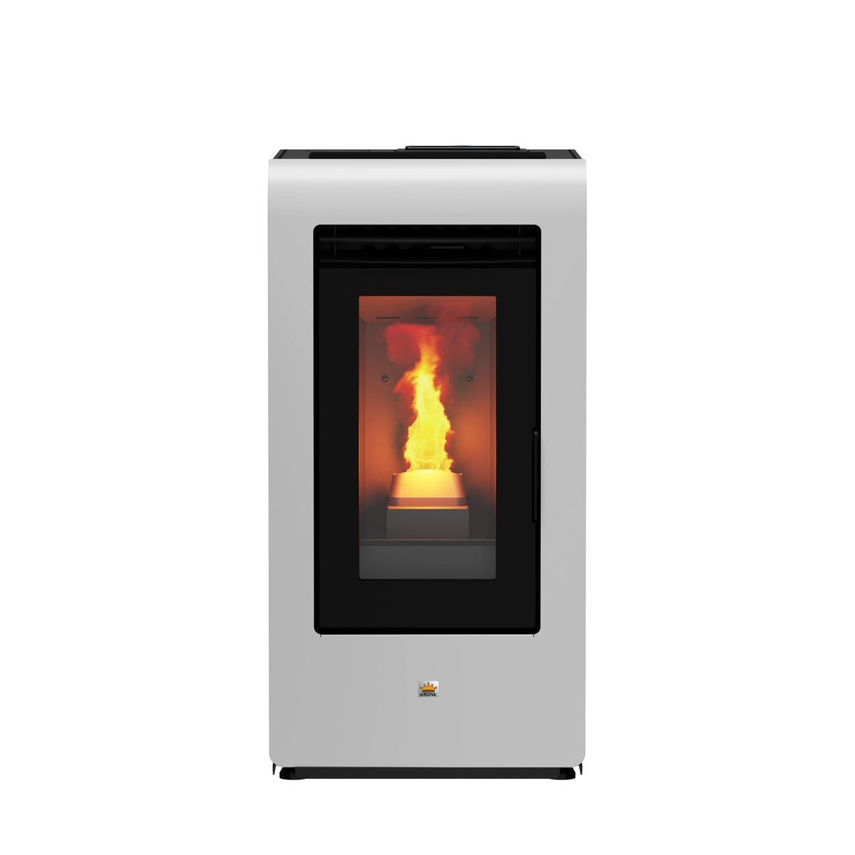 Bricocenter STUFA PELLET CHARLOTTE MOD. 7 BIANCO KRONE