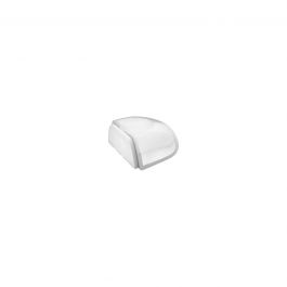 PACK OF ONE SHOCK-PROOF ADHESIVE PLASTIC DOORSTOP 4.1*3.9*2 CM TRANSPARENT COLOUR
