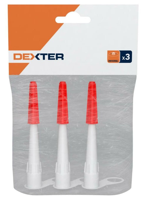 SET 3 SPOUTS FOR SILICONEE CARTRIDGES