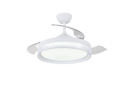 Bricocenter VENTILATORE DA SOFFITTO ALBATROS PLASTICA BIANCO D106 CM LED 72W CCT