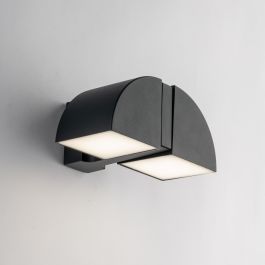 IDEM WALL LIGHT ALUMINIUM GREY 15.3X20.2X9CM LED 8W NATURAL LIGHT IP44