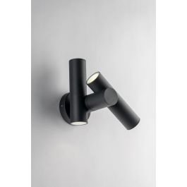 REVERSE WALL LIGHT 25.3X17.2X10.5CM ALUMINIUM GREY LED 7.5W NATURAE LIGHT IP44