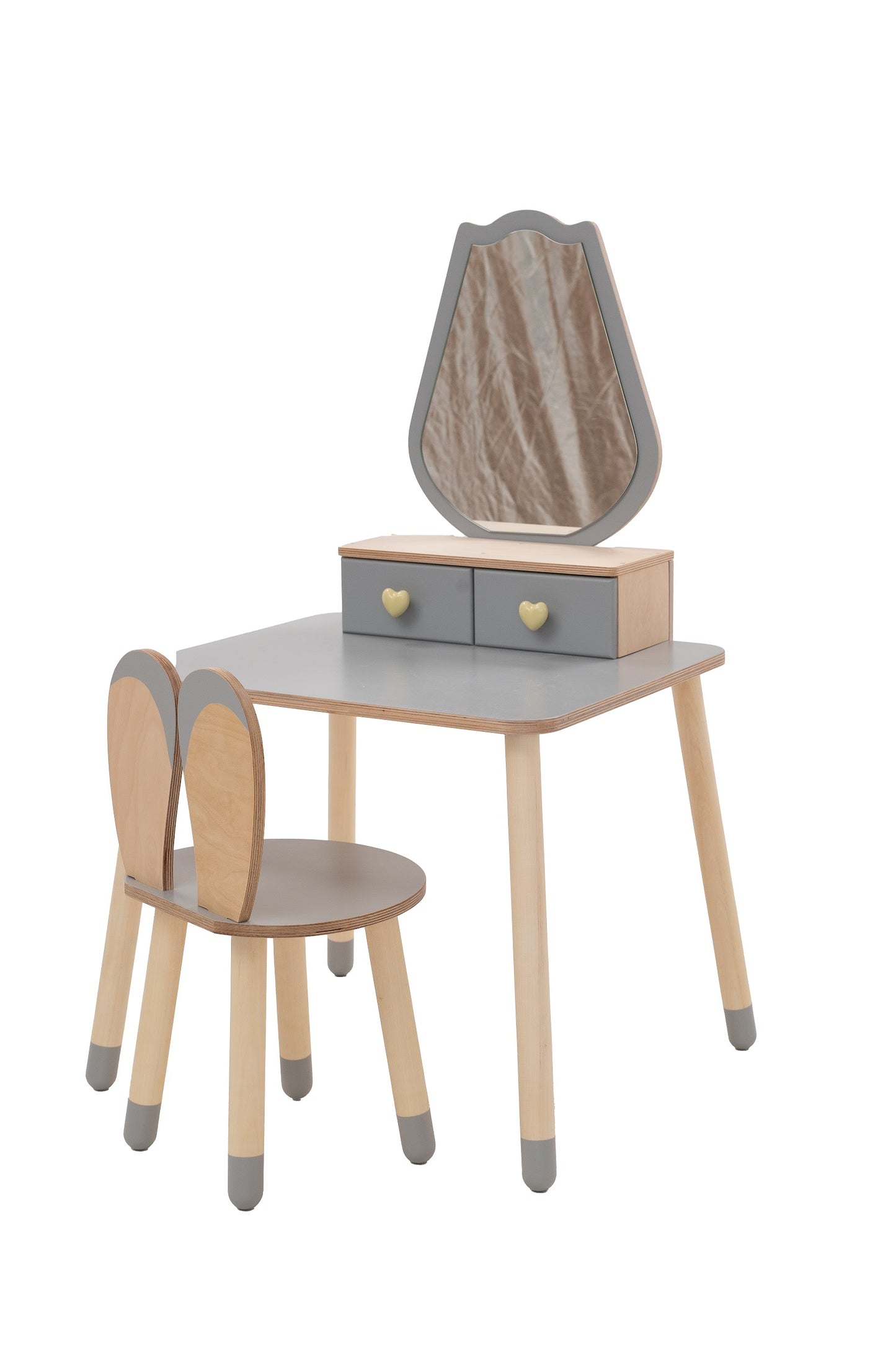 Princess Beauty Table with Mirror- Tulip