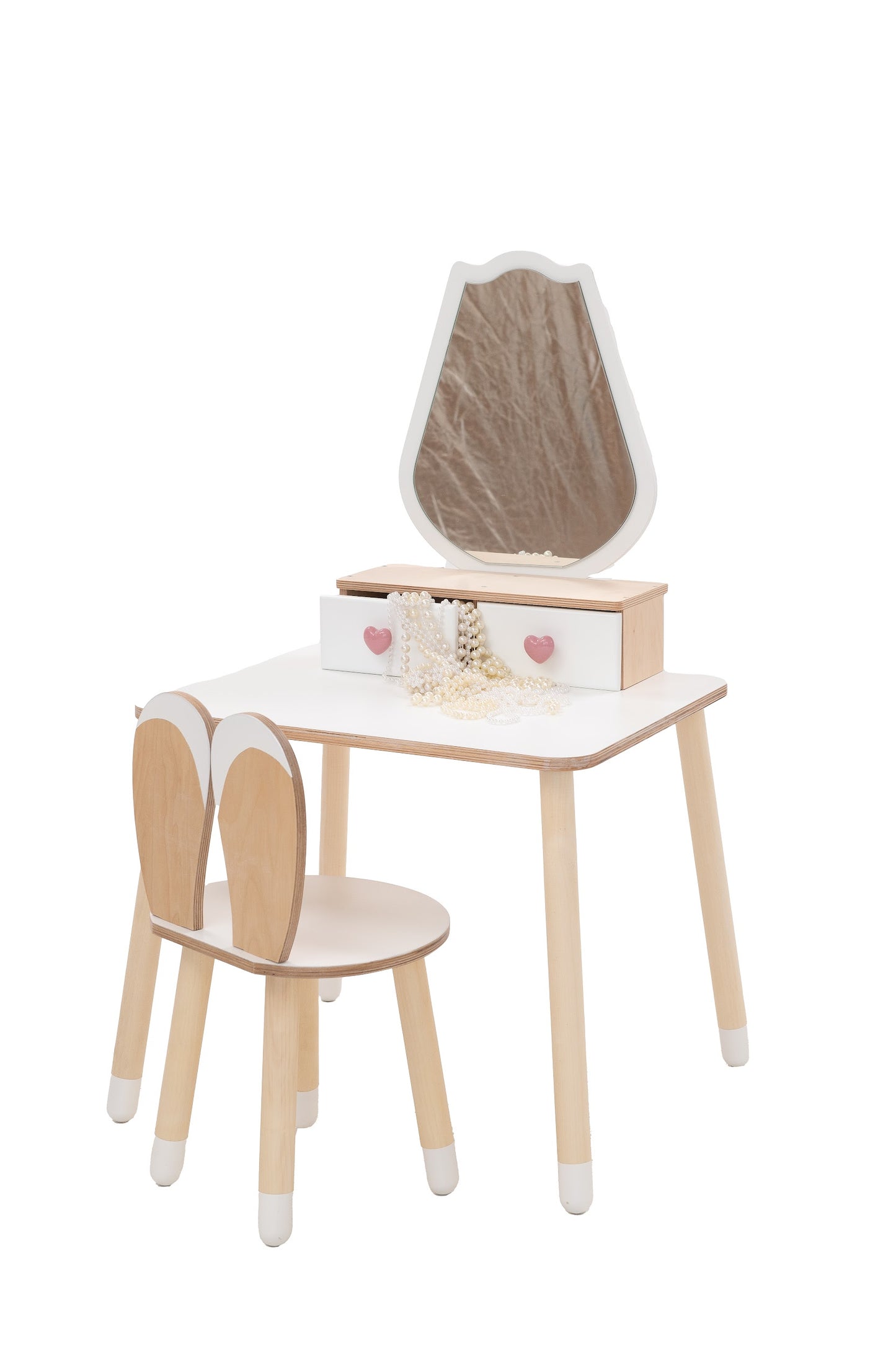 Princess Beauty Table with Mirror- Tulip