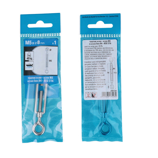 STAINLESS STEEL EYE TURNBUCKLE A4 M5