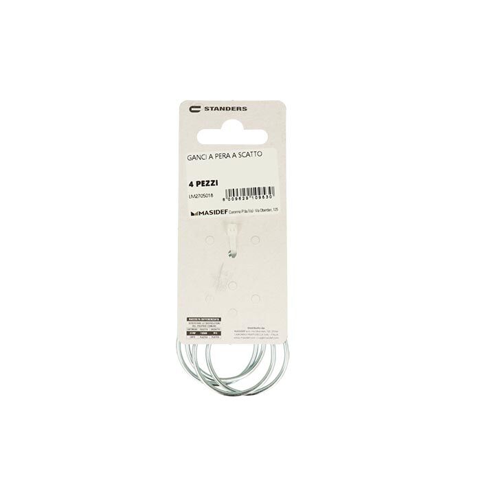 SNAP-ON PEAR HOOKS 4 PIECES