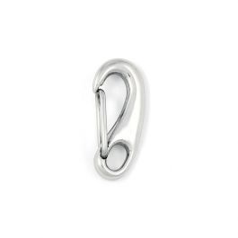 SPRING HOOK STAINLESS STEEL A4 50 MM