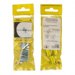 CLAMP 2 LAT SCREWS X CABLES D4.5MM 4PCS