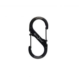 S-BINERI STEEL CARABINER 90X40MM BLACK