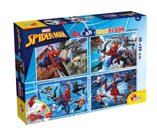 Toys MARVEL PUZZLE DF MAXI FLOOR 4 X 48 SPIDER-MAN