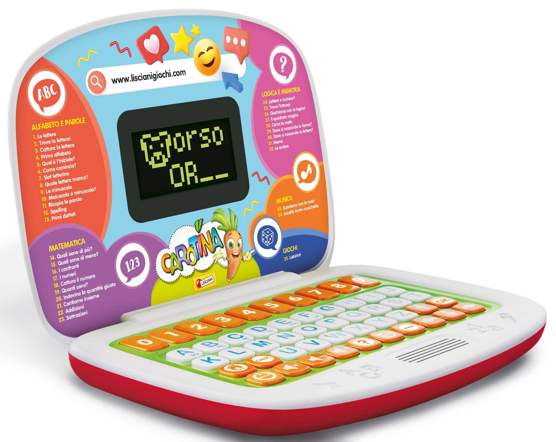 Toys CAROTINA EDUCATIONAL LAPTOP