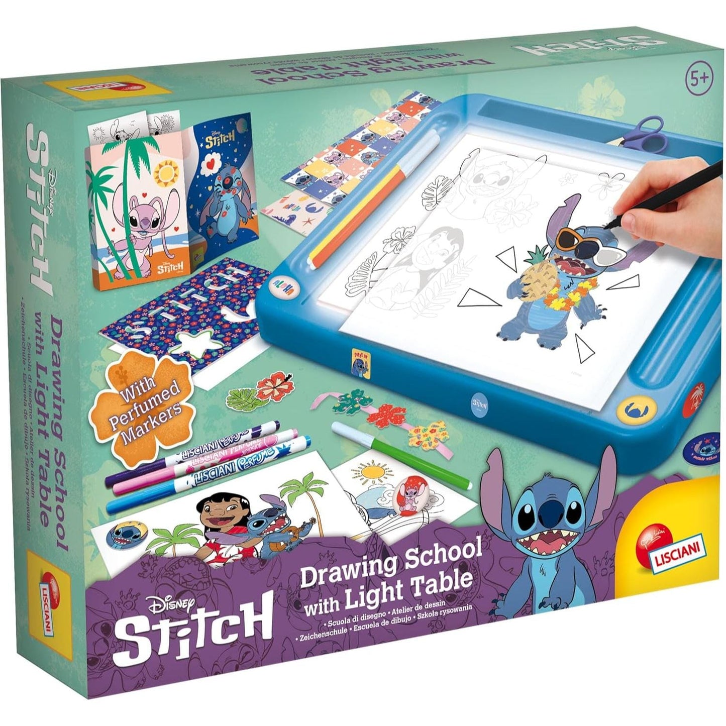 Toys STITCH DRAWING SCHOOL WITH LIGHT TABLE