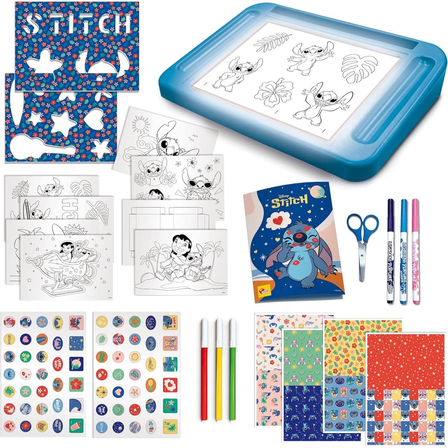 Toys STITCH DRAWING SCHOOL WITH LIGHT TABLE