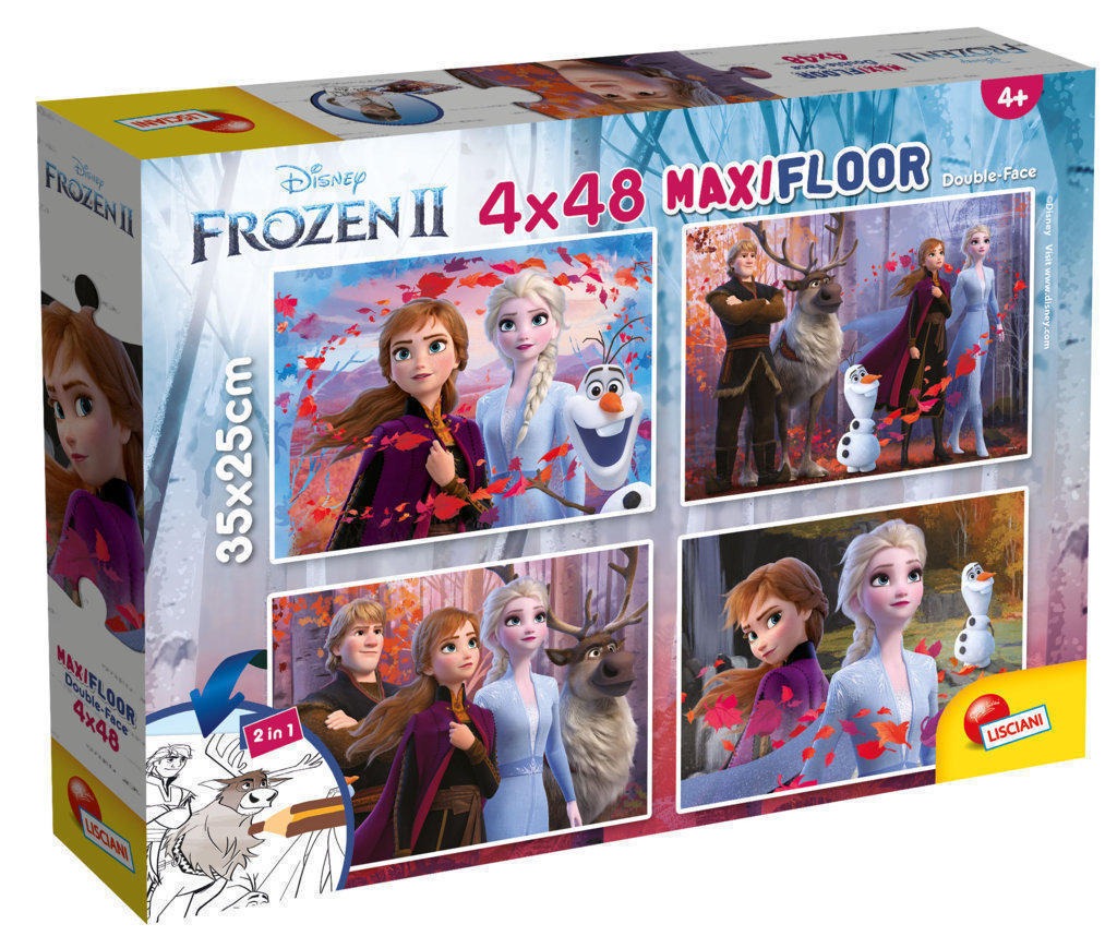 DISNEY PUZZLE MAXIFLOOR 4 X 48 FROZEN 2