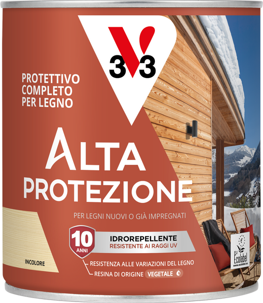 Colourless, bio-based protective wood stain, high protection, V33, 750 ml
