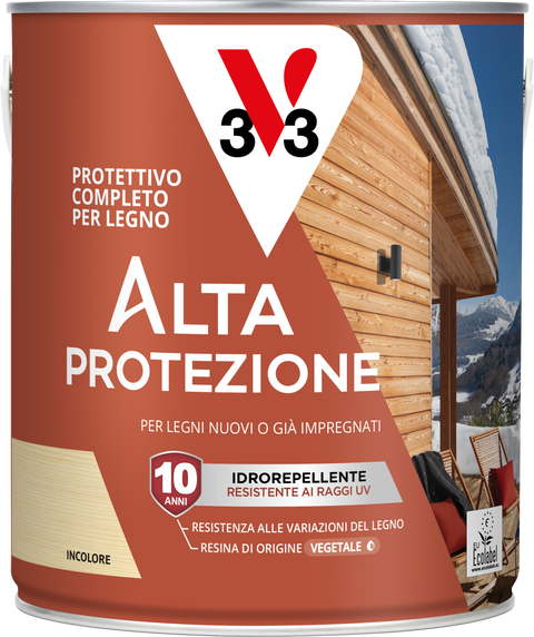 Colourless, bio-based protective wood stain, high protection, V33, 2.5 litres